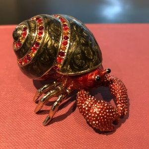 ❌SOLD❌Swarovski Crystal Keepsake Box: Hermit Crab